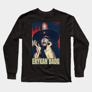 Hati ERYKAH badu Long Sleeve T-Shirt